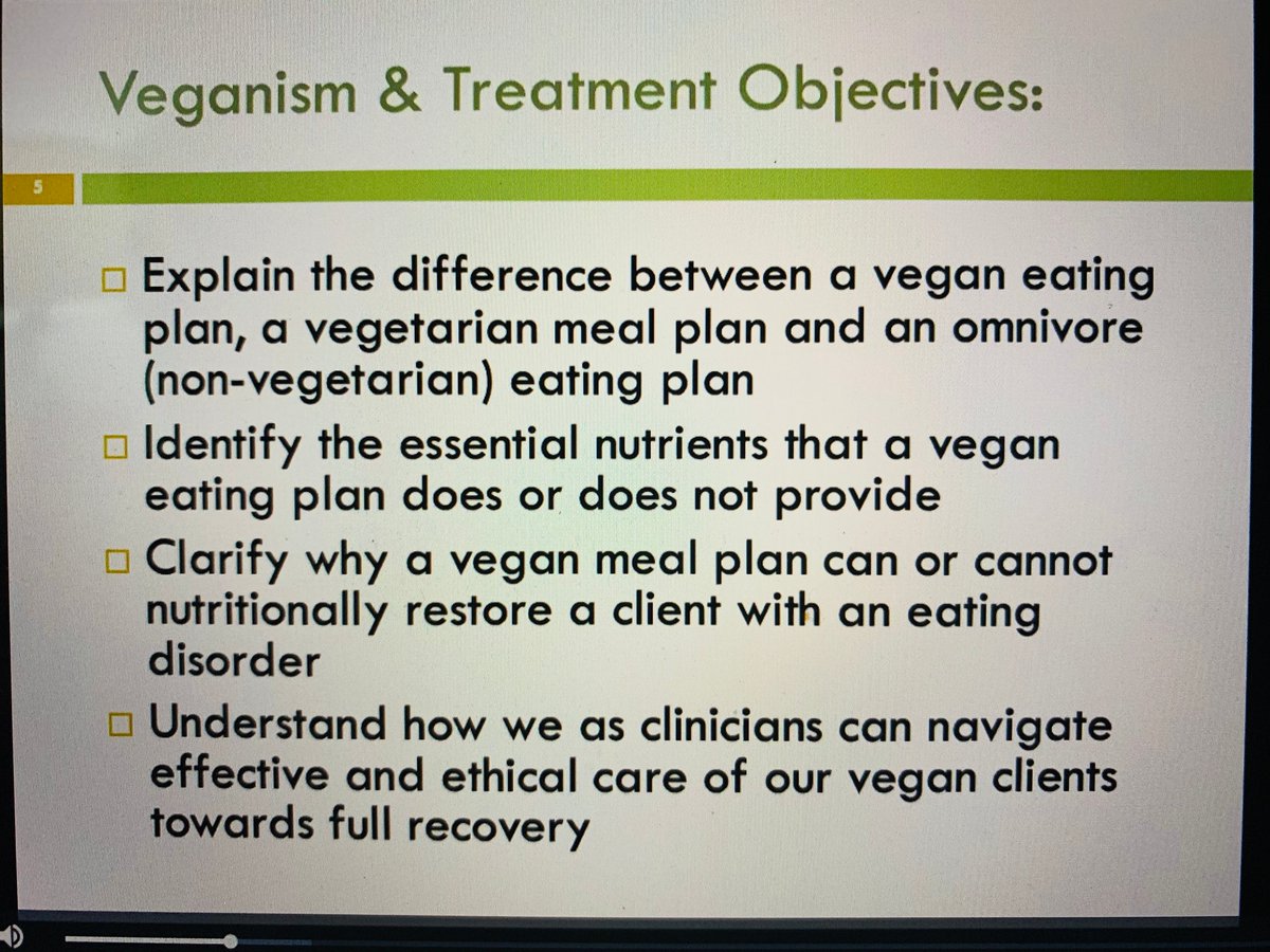  #ICED2020: What we need to know and understand about  #veganism and  #eatingdisorders - Melainie Rogers