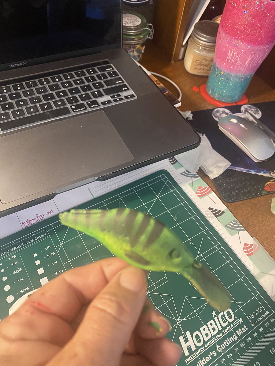 MrsKteaches's tweet photo. I made my husband the perfect #FathersDay gift, with my new #raise3dprinter from #shopclass on Disney+ π£ So awesome to have the kids involved in creating this #lure, hopefully we will test it and create many more! #scienceteacher #nsta #scienceolympiad #science https://t.co/JHl3VsvsPB
