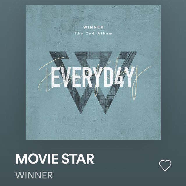 WINNER - Kang Seungyoon MOVIE STAR (Everyday) #WINNER  #YOON  #SEUNGYOON