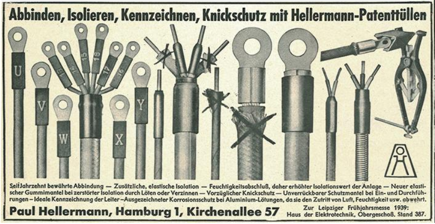 Terug naar 1939.... Paul Hellermann leverde zijn tules toen al, om te fixeren, isoleren, markeren en als knikbescherming. 80 jaar later zijn de tules nog altijd onovetroffen! Daarom was #HellermannTyton toen al #MADEFORREAL! Fijne werkweek!