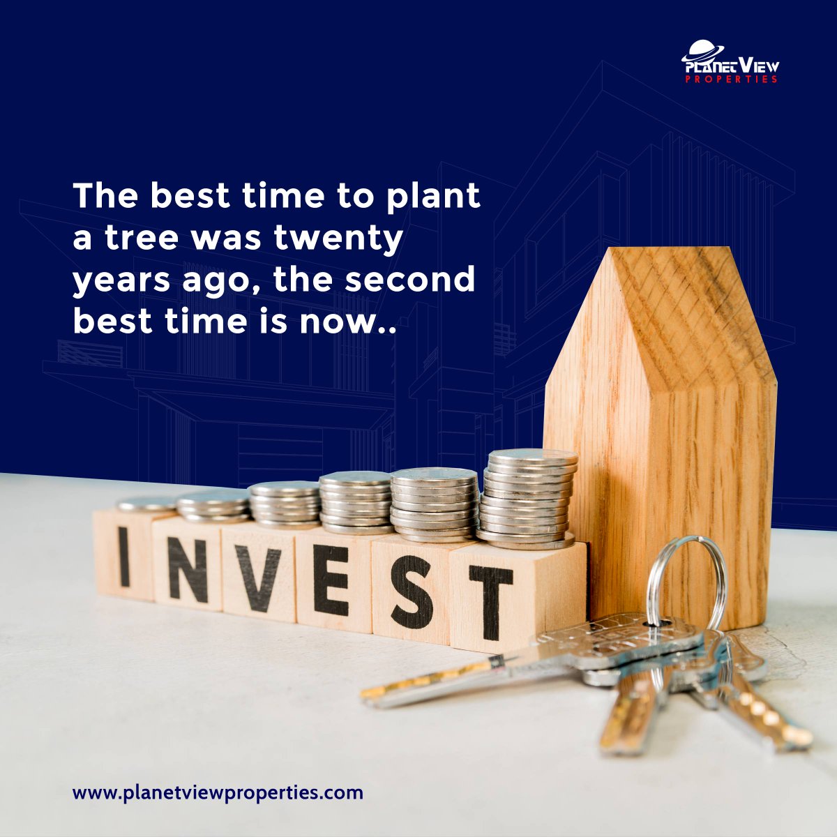 PlanetviewProp's tweet photo. It's never too Late if You Begin Today. 🙂
Join the Planetview family to Secure your tomorrow with Real Estate Investments.
What's in your Investment wallet? 🤔
#landinvestment #planetviewproperties #portharcourtlands #secureyourfuture https://t.co/AURgTChEad