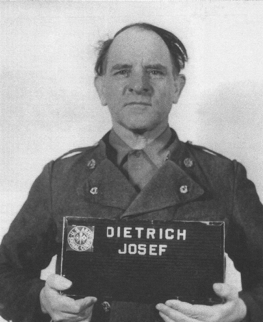 This Korps was under the command of course of Sepp Dietrich. He's well known, there's loads of photos of him. This one is my favourite: /6