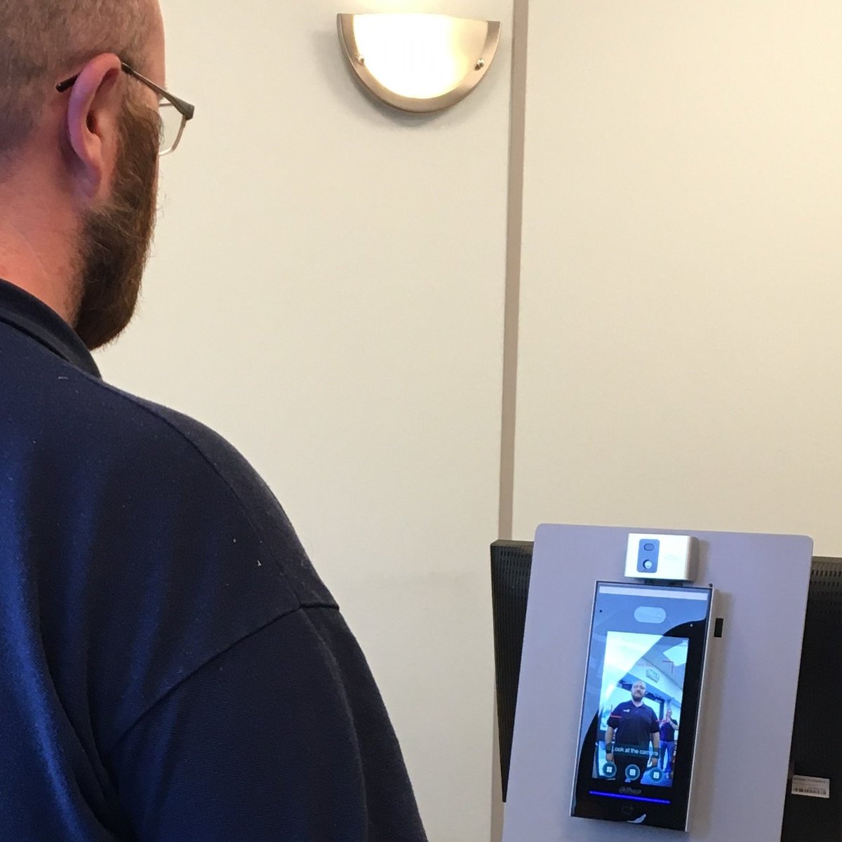 CAME_Entrotec's tweet photo. We have seen a significant change in pace of activity in our sector. Our staff value one of the many measures we have put in place to keep Covid out of the workplace. We hope you are staying safe. #TemperatureMonitoringsystem #Wellbeing #Staff #Visitors https://t.co/cf9H9JYumz
