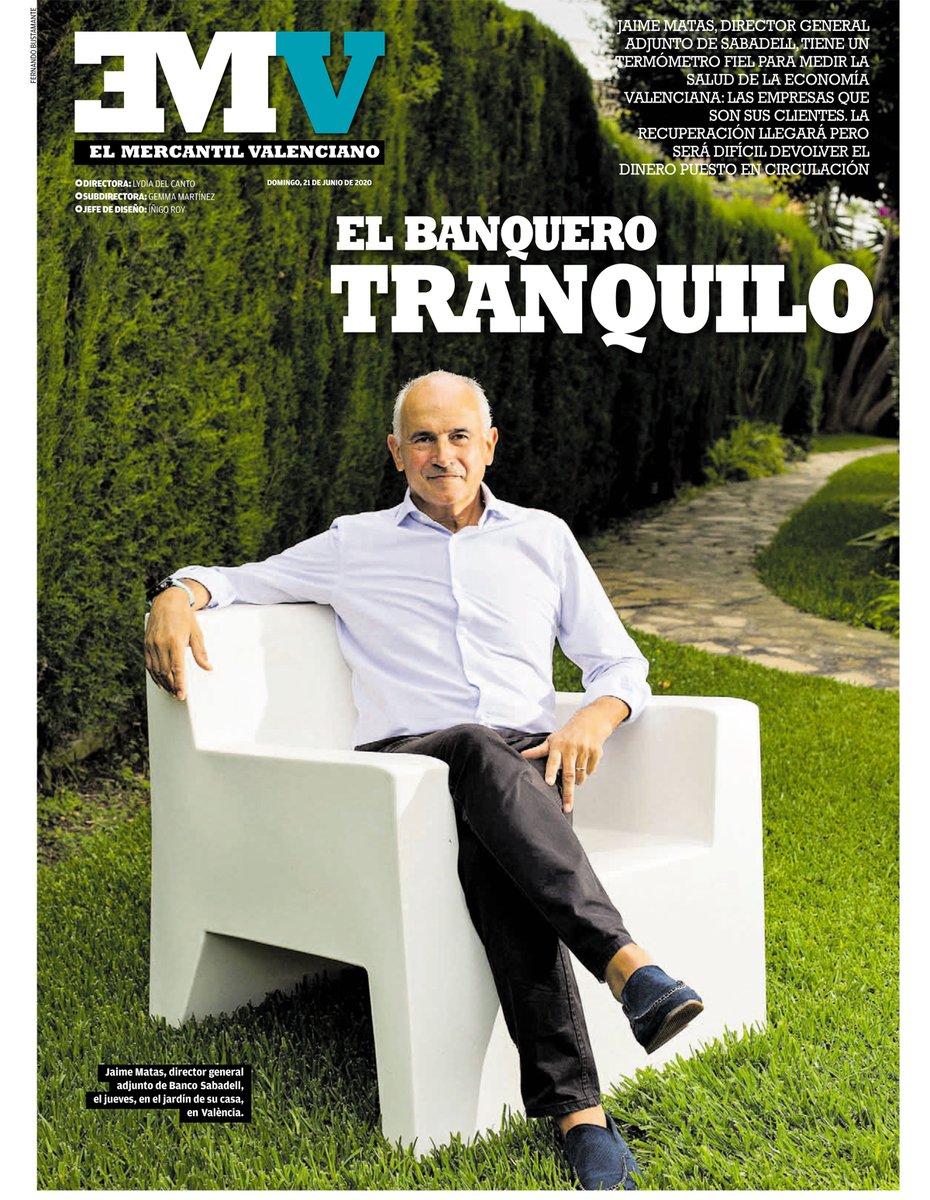 sabadellprensa's tweet image. Jaime Matas, dir. gral adjunto de @BancoSabadell, dir. Territorial Este: "Nuestro reto principal es mantener el negocio del banco, conservar los clientes y que ellos mantengan su empleo" sab.to/2AOYIEJ vía @levante_emv #SomosSabadell #EstarDondeEstés
