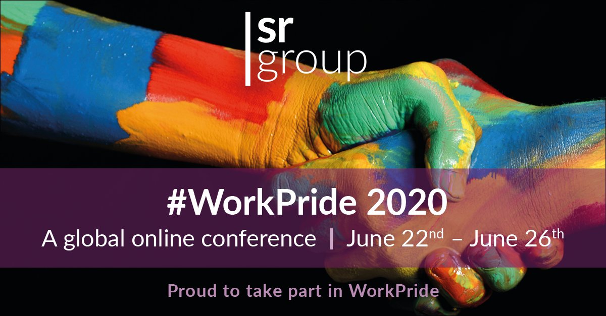 TheSRGroupRec's tweet photo. We are proud to support #WorkPride by myGwork! WorkPride is a series of global online events focusing on #inclusiveness, well-being, support, #careeradvice for the #LGBTQ+ community. We will be participating in several online webinars during the week: https://t.co/ERPEQQoWtP https://t.co/nnfO7KzHm2