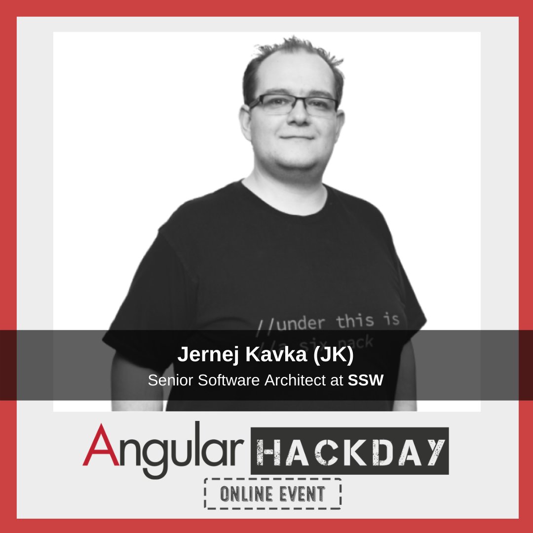 AngularHackDay's tweet image. SSW’s @jernej_kavka has 10+ yrs of experience in #SoftwareEngineering & will be presenting “Deploying an #AngularApp for pennies”. JK will demonstrate how you can publish your #Angular app on GitHub pages free, or almost free on Azure Static Web Apps. RSVP angularhackday.com