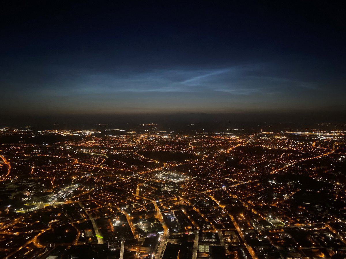 Garda Air Support Unit patrol over Dublin. Taken at 11.45pm on the 21st June 2020.