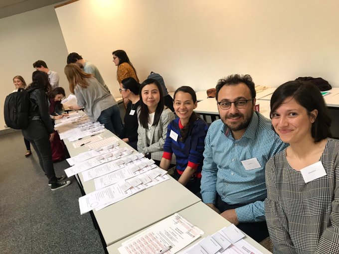 As the online #LancsSS20 start today, I am thinking back to the first day of #LancsSS19 last June. I love the morning registration – meeting the participants for the first time, chatting over tea &amp; coffee, looking forward to a week of learning, friendship &amp; fun! <a href="/CorpusSocialSci/">CASS</a>
