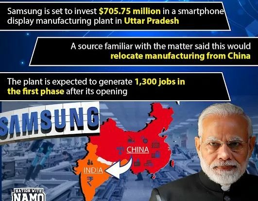 Karthik_Pantham's tweet image. Samsung to Open $700 Million Smartphone display factory In India &amp;amp; Shift Base from China. Another Massive Boost for #MakeInIndia at the expense of our Chinese Rivals. 
#ModiWonChiniRahulFail 
@bandisanjay_bjp @RaoMlc @SridharRavula4 @rakeshreddybjp @TeamRBReddy