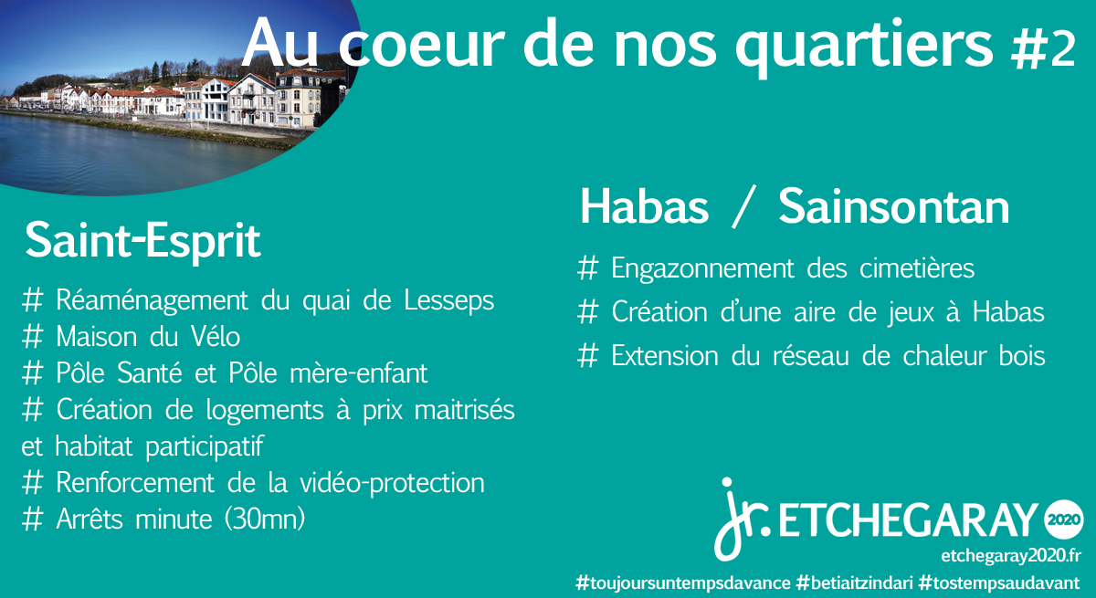 𝐍𝐨𝐭𝐫𝐞 𝐩𝐫𝐨𝐣𝐞𝐭 𝐚𝐮 𝐜𝐨𝐞𝐮𝐫 𝐝𝐞 𝐧𝐨𝐬 𝐪𝐮𝐚𝐫𝐭𝐢𝐞𝐫𝐬 :aujourd'hui 𝐒𝐚𝐢𝐧𝐭-𝐄𝐬𝐩𝐫𝐢𝐭, 𝐇𝐚𝐛𝐚𝐬 𝐒𝐚𝐢𝐧𝐬𝐨𝐧𝐭𝐚𝐧
#bayonne #bayonne2020 #aucoeurdenosquartiers #toujoursuntempsdavance #betiaitzindari #saintesprit #sainsontan