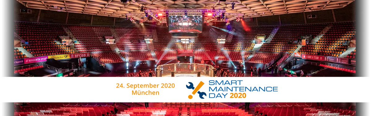 MembrainGmbH's tweet photo. Praxistag: Smart Maintenance '20, Audi Dome (München)

Wir starten am 24.09 wieder durch - jetzt Ihren Platz sichern! 
https://t.co/3kuEzlk6n5

#instandhaltung #smartmaintenance #SmartFactory #Maintenance @_Instandhaltung/DE
#Wartung #SAP_PM #PredictiveMaintenance https://t.co/NVVX1uPqc7