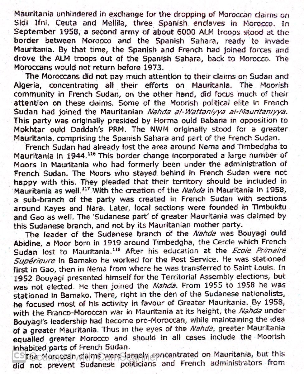 Morocco became independent in 1956, & had a pro-expansionist faction desiring W Sahara & parts of Mauritania, Algeria, & Mali. Moors invaded Mauritania in 1957, before being driven out by French in 1958. Despite defeat, Moors in  &  still sympathetic to .