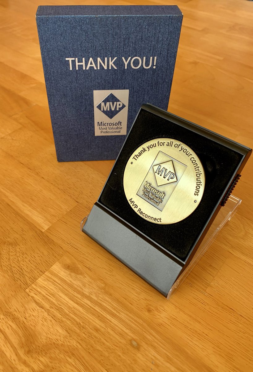 azureandbeyond's tweet photo. Once an #MVP, always part of the MVP #community. Thank you @MVPAward for this little gift!
#communityrocks #makeanipmact #makeadifference #reconnectmvp #mvpreconnect https://t.co/pStYVUrVy5