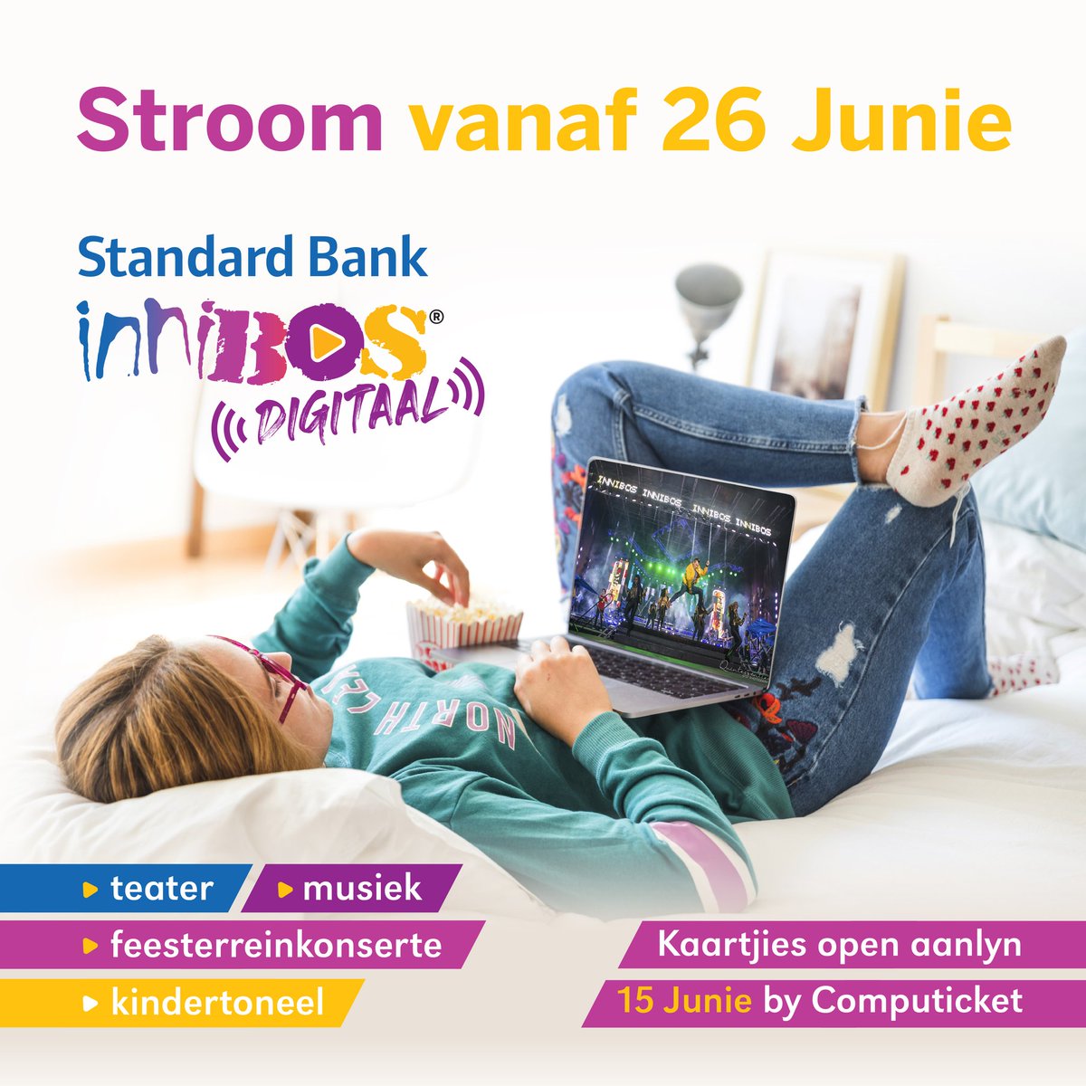 Innibos Digitaal skop eerskomende Vrydag 18:00 af!! Koop nou jou kaartjies by <a href="/Computicket/">Computicket</a>