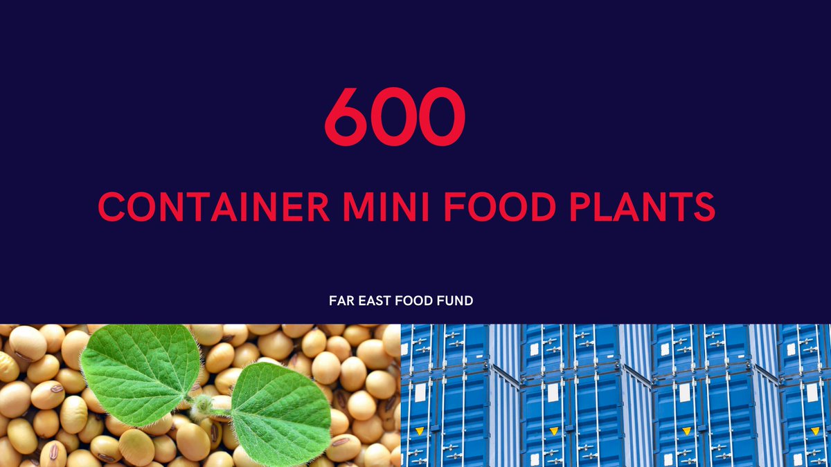Investing 600 container mini food plant.
#foodtec #foodsecurity #investing  #impactinvesting #community