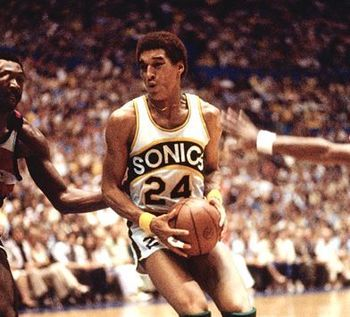 1979 Finals MVP - Dennis Johnson.1979 Finals Series: 22.6pts, 6rbd, 6ast, 1.8stl, 2.2blk. 45.9 FG%, 71.9 FT%.The 1979 Finals MVP came as the Sonics won their only championship. Meanwhile, Johnson will be remembered as one of the best defensive guards in league history.