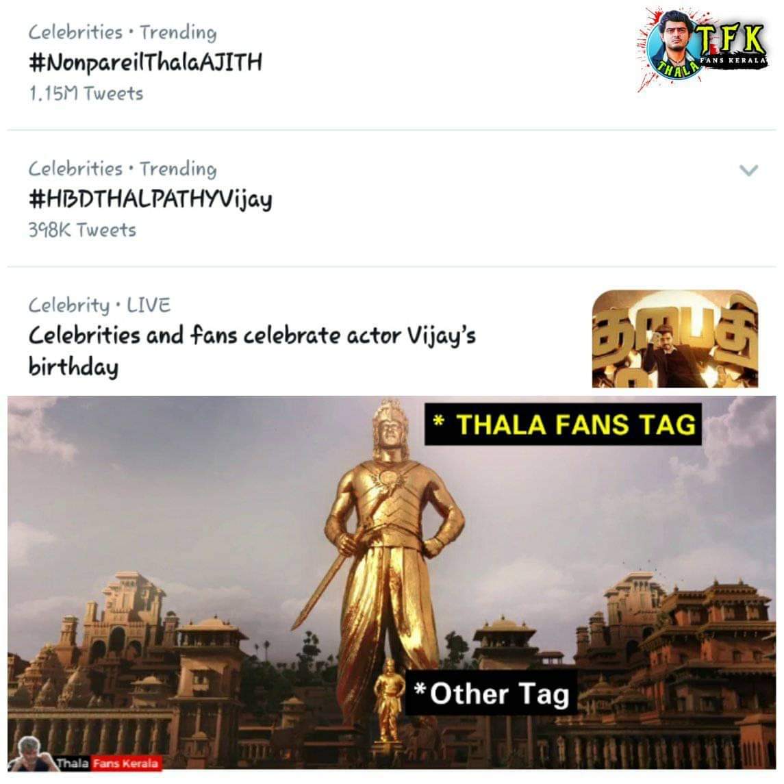 Billavelsakthi's tweet photo. #NonpareilThalaAJITH
If you are bad
Im ur Dad👑 https://t.co/VO2vZdmU9L