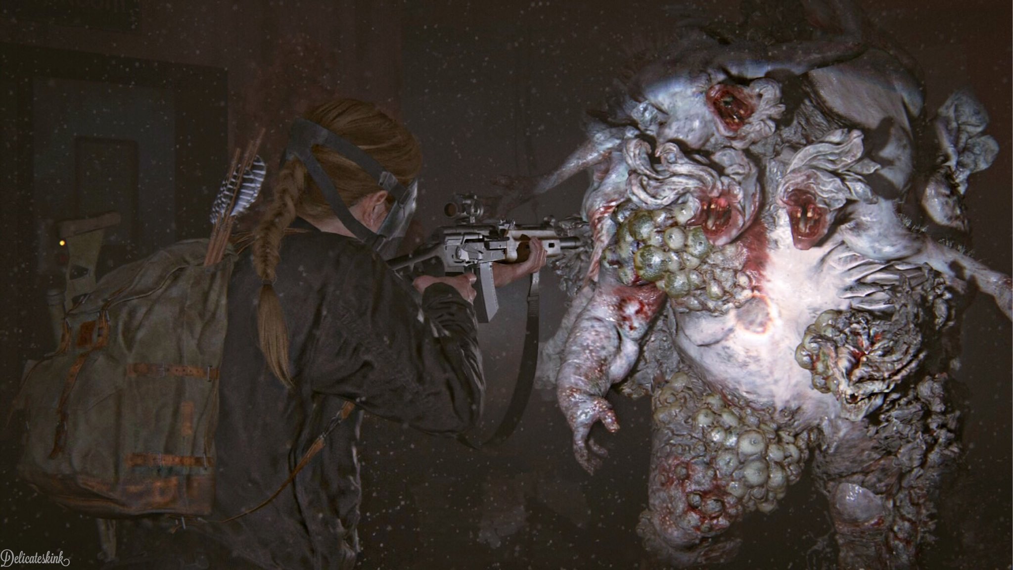 DelicateSkink on X: Abby fighting 'The rat king', in the ground zero  quarantine zone. /The Last of Us Part II . #thelastofuspartii  #thelastofuspart2 #thelastofus2 #thelastofus #theratking #ellie #gaming  #gamer #gamergirl #girlgamer #ps4 #