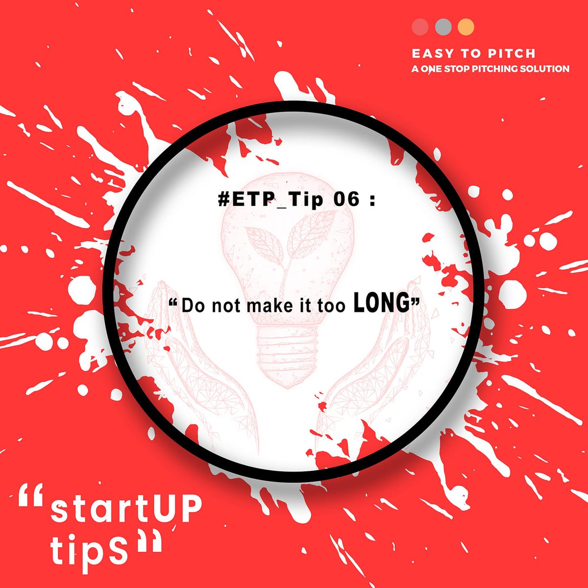 easytopitch's tweet photo. #ETP_TIP6 Ever heard of the phrase #short , #crisp and #simple 
That's what exactly your #pitchdeck should be like.
Keeping thing #short and #simple helps you to avoid the the #investors to get bored.
Long pitch deck might lead to boring pitch deck !!
#entrepreneurs #startups https://t.co/bDwnWEuk8F
