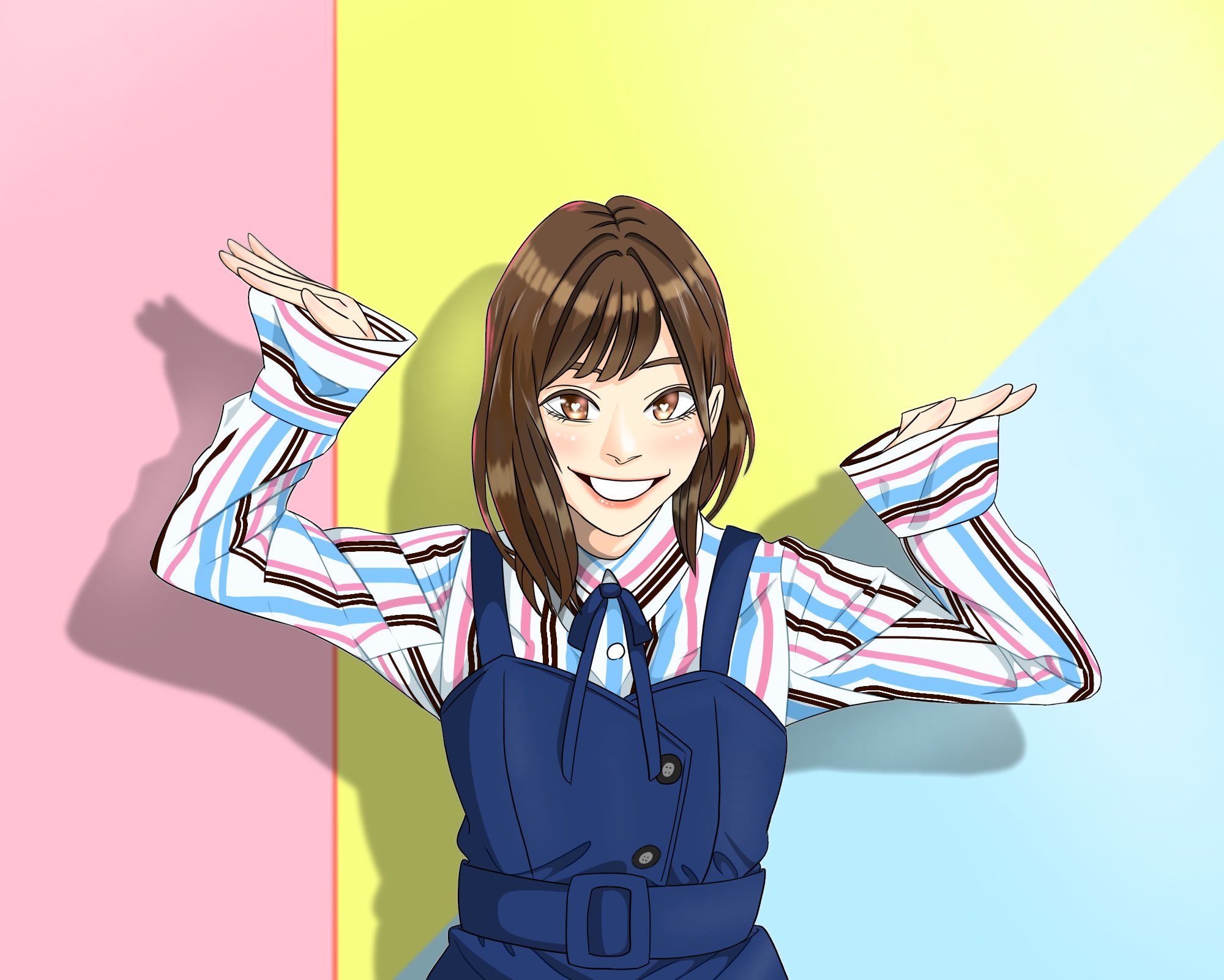 東村芽依 ビビットアーミー サイン色紙 kT（ケート） on X: 