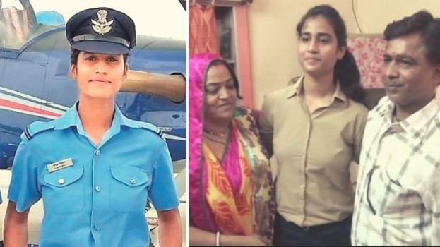 SheThePeople's tweet photo. Madhya Pradesh born Aanchal Gangwal, daughter of a tea stall owner from MP, tops Indian Air Force Academy #mondaymotivation @IAF_MCC @IAFIndia 
https://t.co/rn2qePB9YV https://t.co/g26oIUti5z