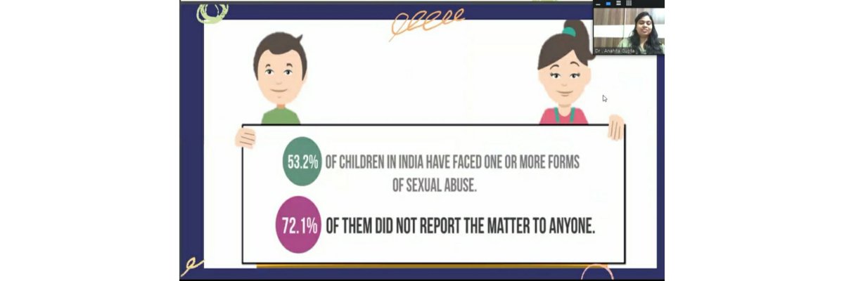TrustAmoli's tweet photo. To make our sessions more impactful and aware the opinion makers of tomorrow.
We organised an in-house workshop for our #volunteers on "How to identify signs of Child Abuse" by Dr. Anahita Gupta

Help us build a safe &amp; abuse free community for our children
#SpeakUpforCSA #SpeakUp https://t.co/zBuo1mxLi9