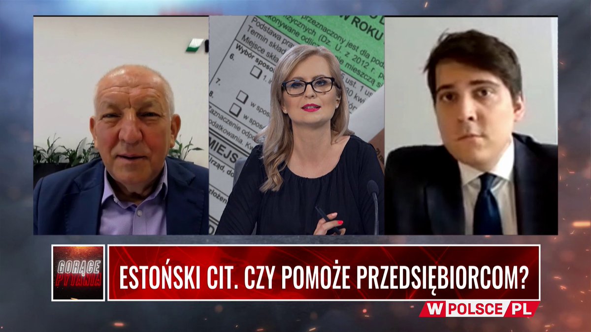 wPolscepl's tweet photo. ESTOŃSKI CIT. CZY POMOŻE PRZEDSIĘBIORCOM?
Gośćmi @EHoldynska są Ryszard #Florek, prezes #Fakro i @kubabinkowski, @ZPPnetpl.
Zapraszamy na rozmowę ➡️📺: https://t.co/FNg39E2aWu https://t.co/wyw7sWyFsC