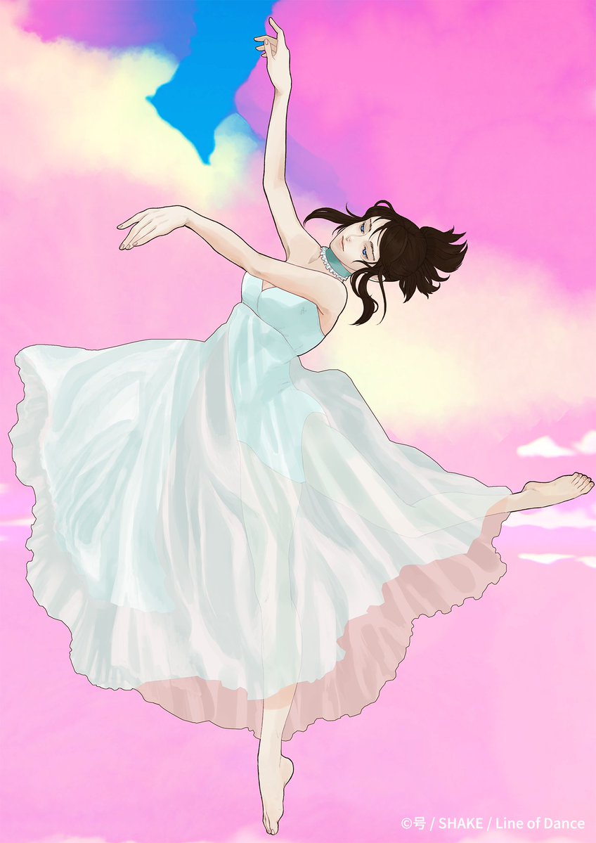 5_GameDev's tweet photo. SHAKEさんのGUMI楽曲、
Line of Dance(https://t.co/wM0wqrYhyn)に描かせて頂いたイラストです。
ラフ案やキャラ案、ポーズ案など考えるのがとても楽しかったです☺️
この絵が楽曲の素敵さをひきたててくれていればいいな…！

※SNS掲載許可を頂いています。

#LineofDance #SHAKE #VOCALOID https://t.co/ZHw6Q5Xx1u