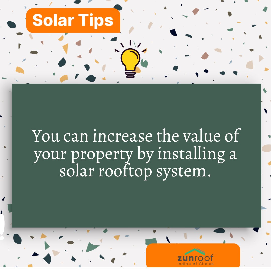 ZunRoof's tweet photo. A study called ‘Green Cache’, found out that homebuyers were willing to pay more for properties with solar panels system.

#HarGharSolar #HarRoofZunRoof #solar #solartip #solarrooftop https://t.co/IcfZv3Smkg