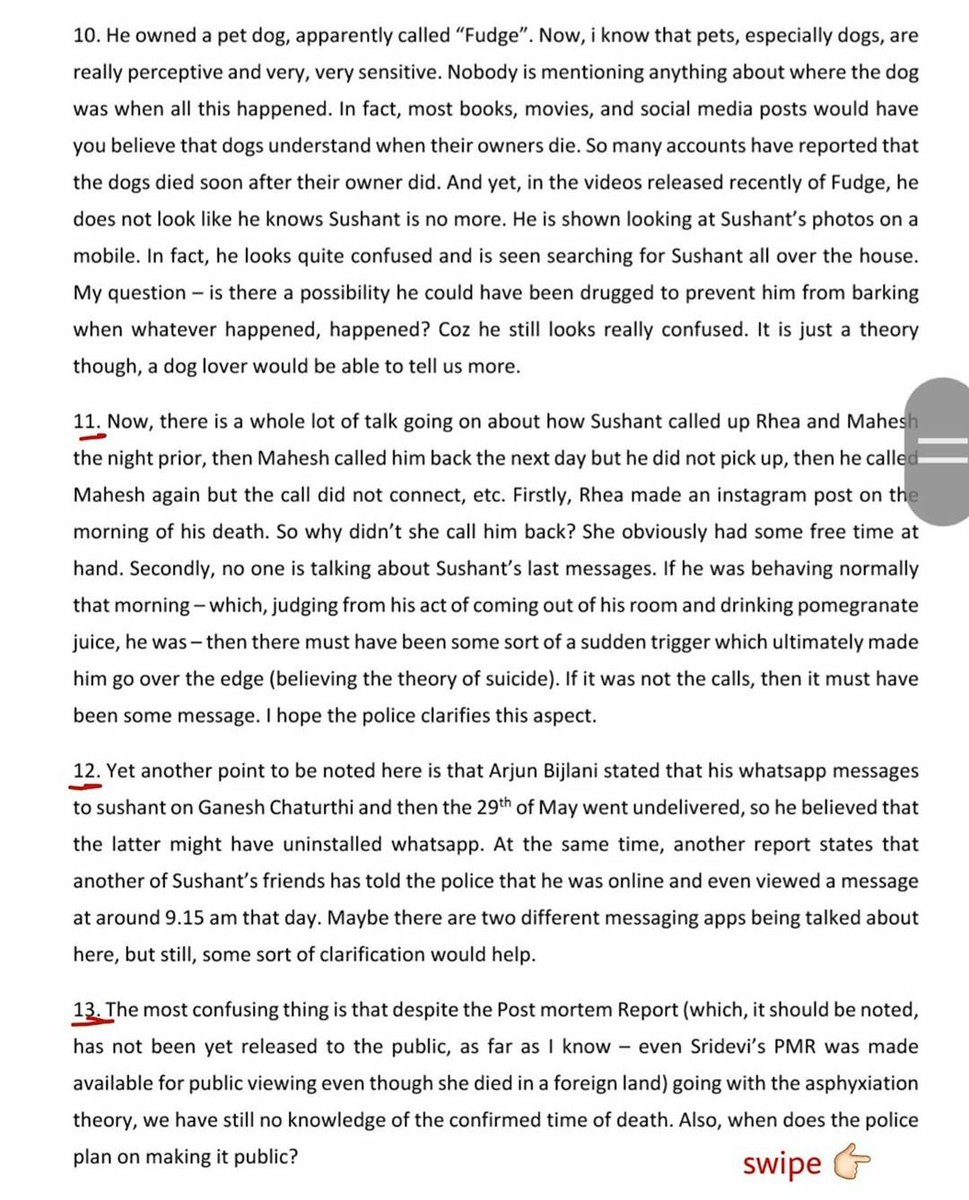 blogsent1's tweet photo. Please have look on these questions regarding #SushantSinghRajput death asked by law student

#CBIEnquiryForSushantSinghRajput #SushantSingh #CBIEnquiryForSushantSinghRajput #Police #SushantNoMore #COVID19 #Covid_19 #sushantsinghrajputRIP https://t.co/FxfRmCPJhP