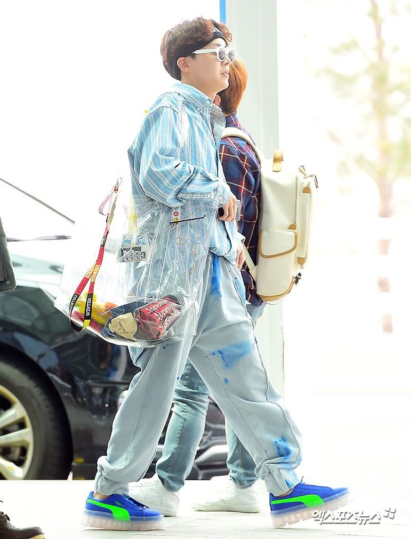 hoseok’s airport fashion— a thread