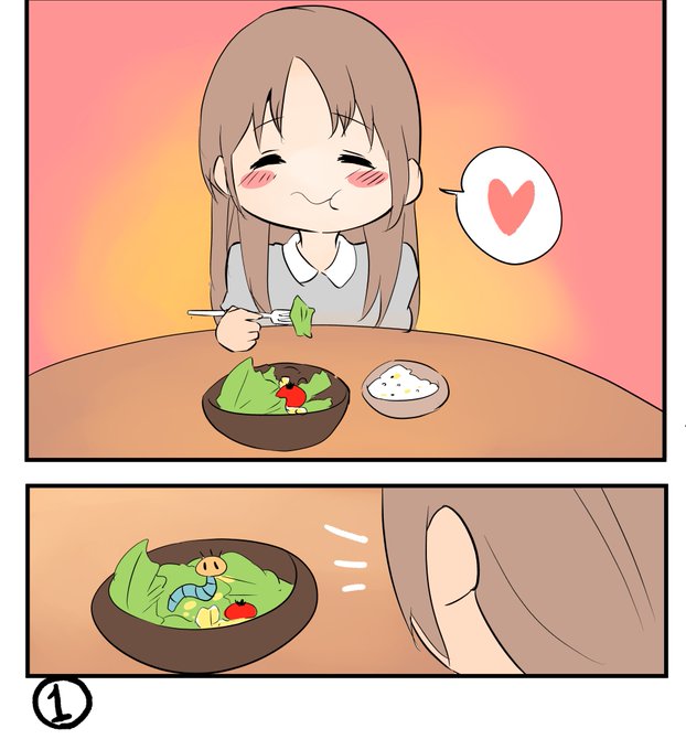 今日のサラダの話??
#描いたよクレアさん 