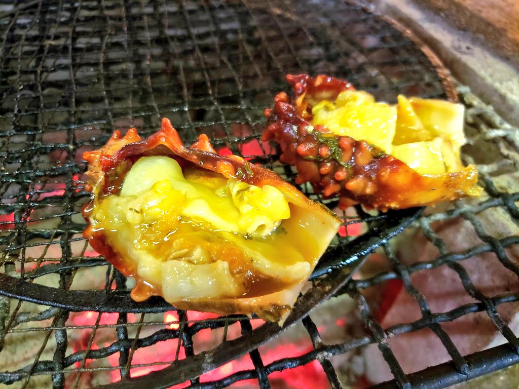 ট ইট র 青森の酒と肴 地酒屋 漁介 高田馬場 今日は ホヤを焼こうかなーー 焼くとホヤの味がぎゅゅゅっと 濃縮 雨の日には ホヤ焼いて日本酒です 高田馬場 青森 日本酒 地酒 八戸 八食センター ホヤ 焼きホヤ 海の幸 色が綺麗 T