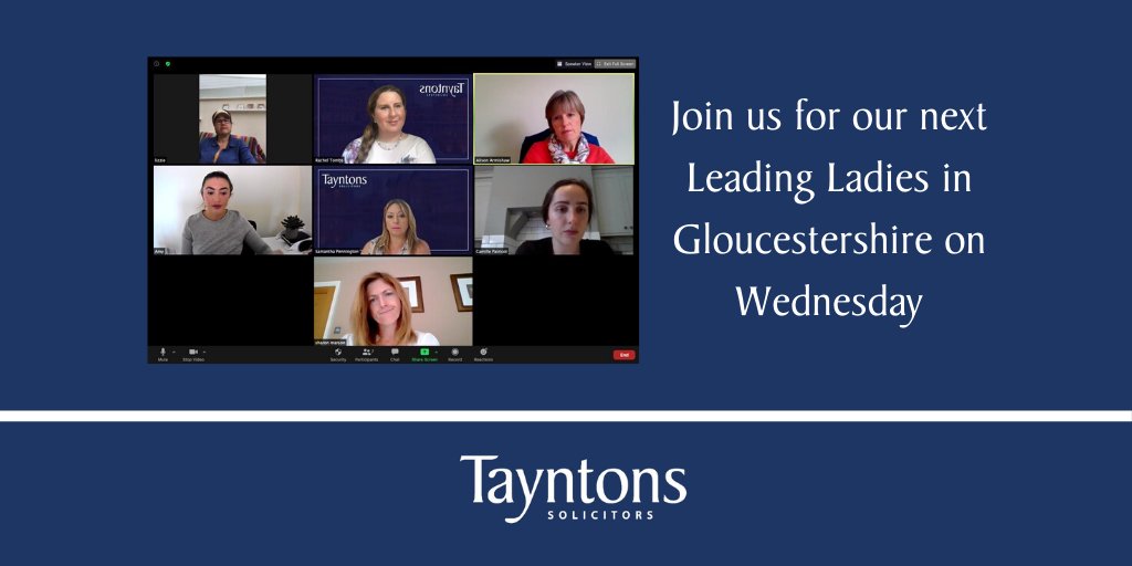 Every Wednesday, Rachel Tombs, hosts our Leading Ladies of Gloucestershire, a virtual networking group.

Get in touch to find out more and book a space for a future meeting.

bit.ly/3eYiPyA

#leadingladies #networking #gloucestershire #ladiesinbusiness