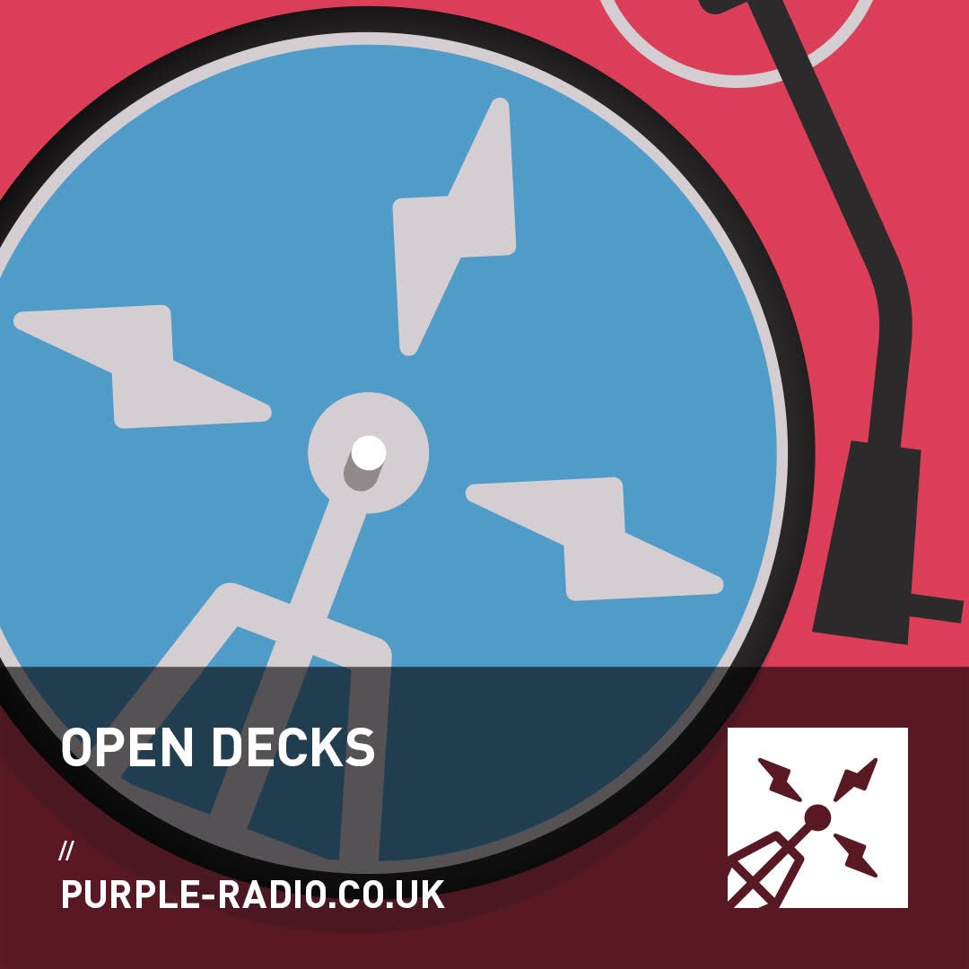 Mark is playing a 1 hour mix on Tuesday evening at 7pm on purple radio open decks slot. Do drop in