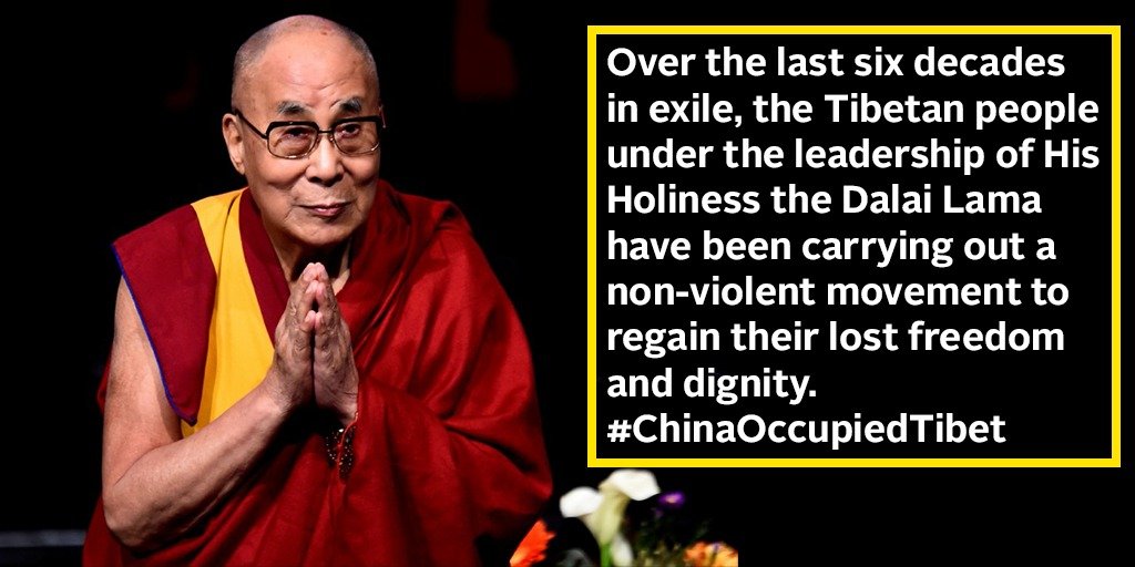 3. China boasts of huge investment in Tibet but its economic development is primarily intended to cement its hold on Tibet and enhance its ability to exploit Tibet's natural resources.  #ChinaOccupiedTibet