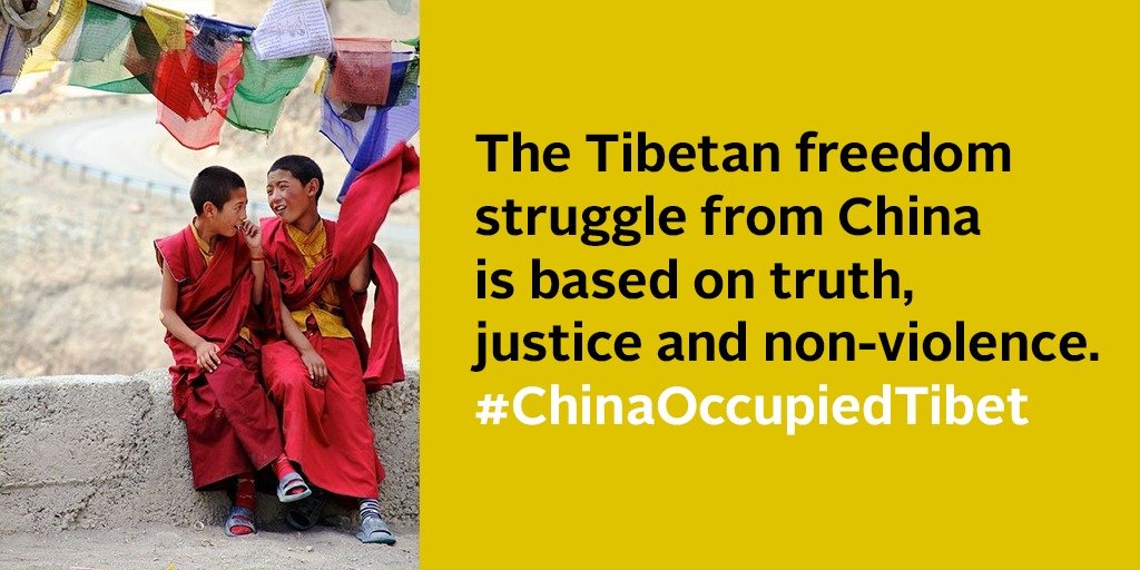 7. Chinese atrocities have led to human rights violations in Tibet which are yet to be resolved. Autonomy of Tibetan people has been suppressed, their religious and cultural freedom curbed and their freedom of speech, movement and assembly tightly restricted.  #ChinaOccupiedTibet
