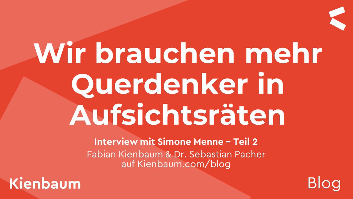 Kienbaum (@kienbaumconsult) on Twitter photo 💬 Für Ausgabe 03/2020 der "#BOARD - Zeitschrift für Aufsichtsräte in Deutschland" haben <a href="/fabkienbaum/">Fabian Kienbaum</a> & <a href="/seb_pacher/">Sebastian Pacher</a> mit <a href="/simone_menne/">Simone Menne</a> u.a. über #Diversität in der #Aufsichtsratsarbeit gesprochen.
👉Teil 2 des Interviews auf unserem #Blog:
📍bit.ly/2AWXJlM
#Diversity 💬 Für Ausgabe 03/2020 der "#BOARD - Zeitschrift für Aufsichtsräte in Deutschland" haben <a href="/fabkienbaum/">Fabian Kienbaum</a> & <a href="/seb_pacher/">Sebastian Pacher</a> mit <a href="/simone_menne/">Simone Menne</a> u.a. über #Diversität in der #Aufsichtsratsarbeit gesprochen.
👉Teil 2 des Interviews auf unserem #Blog:
📍bit.ly/2AWXJlM
#Diversity