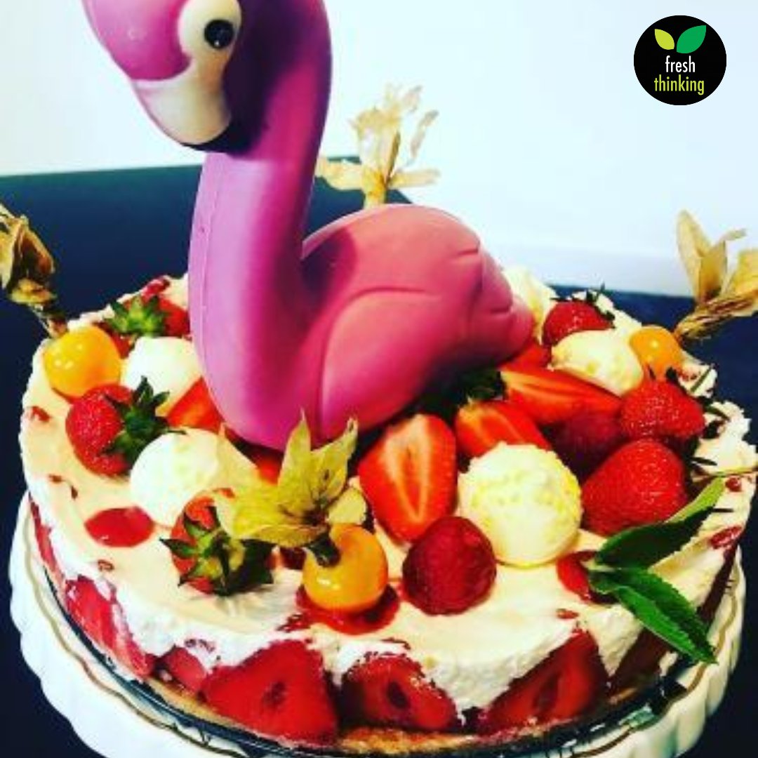 ftdorset's tweet photo. Like this post if you want this dish to win our #creativeminds competition!⠀
Kitchen @come_fine_dine_dorset
Dish Strawberry cheesecake with flamingo
.
.
.
#countryfare #foodservice #freshthinking #ftcreativeminds #strawberrycheesecake #cheesecake #flamingo https://t.co/QIjYgGWLuS