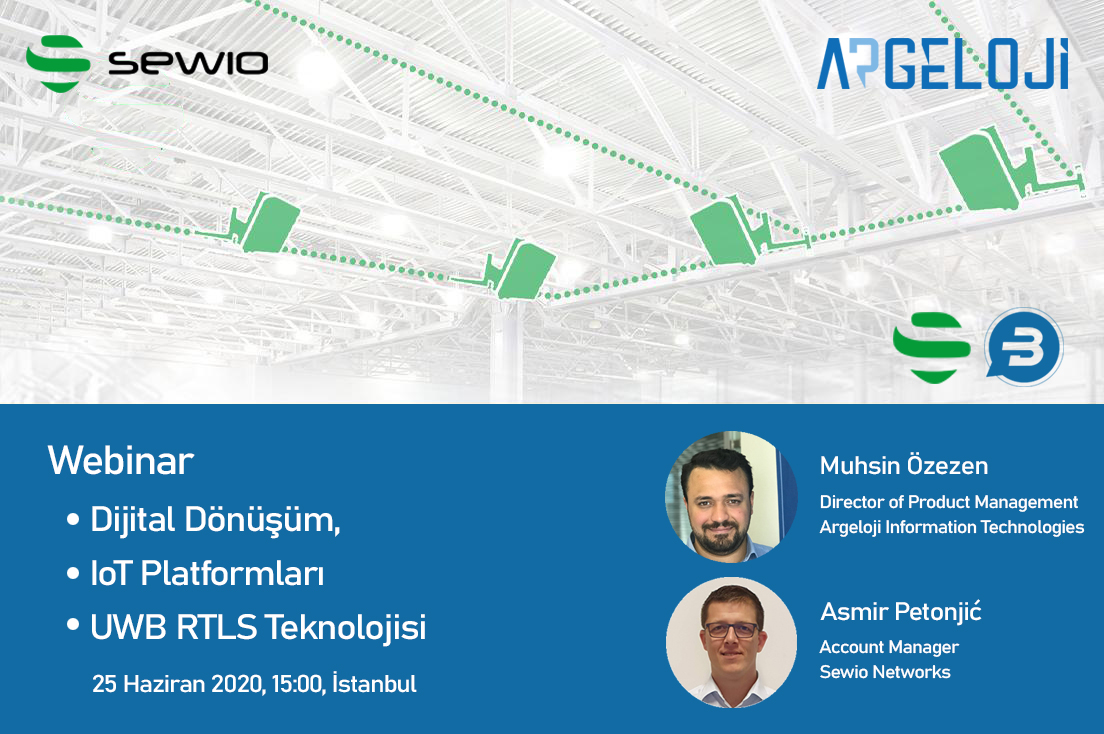 Teknoloji partnerimiz ve #UWB alanında dünyanın önde gelen üreticilerinden <a href="/SEWIOnet/">SEWIO</a>  ile düzenlediğimiz, dijital dönüşüm süreçlerinin konuşulacağı sohbete davetlisiniz. <a href="/Blue_Operation/">BlueOperation</a>
#OBPMS #RTLS 
Daha fazla bilgi için:
linkedin.com/posts/argeloji…

Kayıt: bit.ly/2XPlDbx
