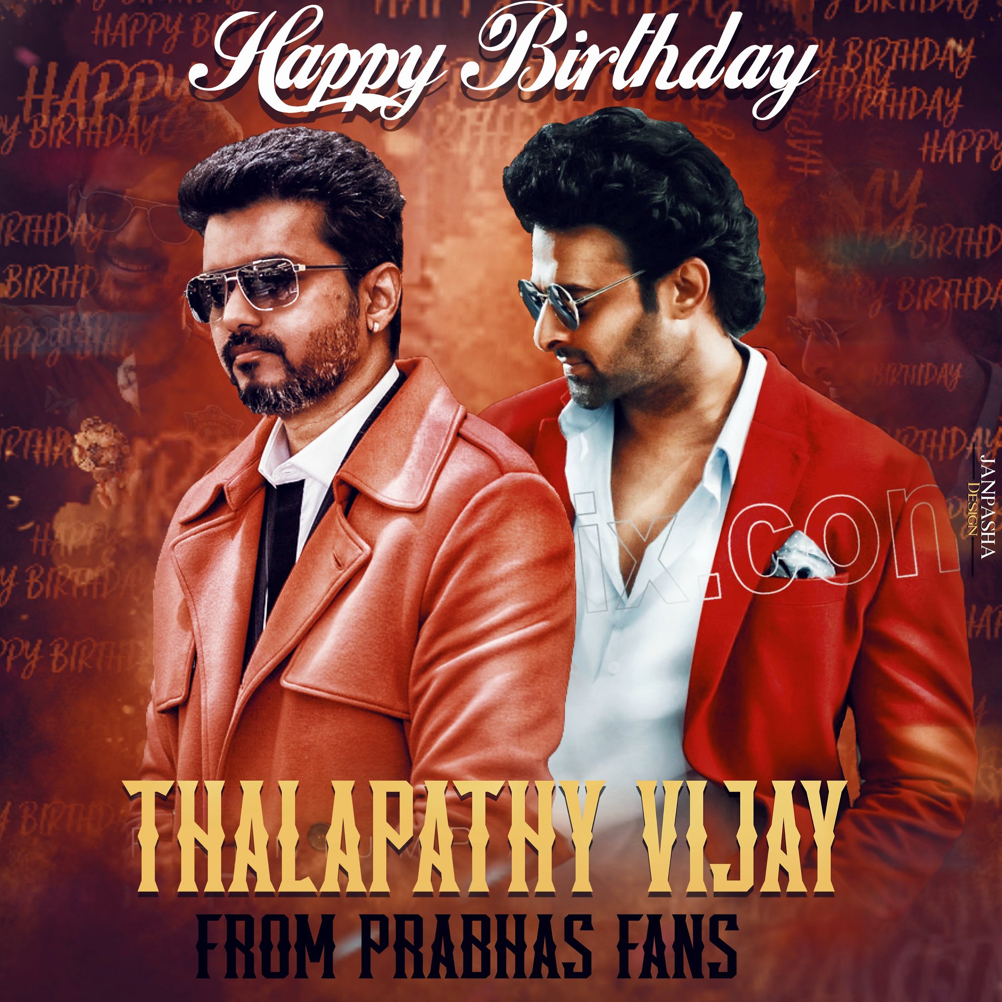 Uppalapati Sai Karthik على تويتر Wishing Hero Thalapathy Actorvijay A Very Happy Birthday Wishes From Prabhas Anna Fans Designs Janpashatweetz Happybirthdaythalapathyvijay Hbdthalpathyvijay T Co S10wjg8027 تويتر