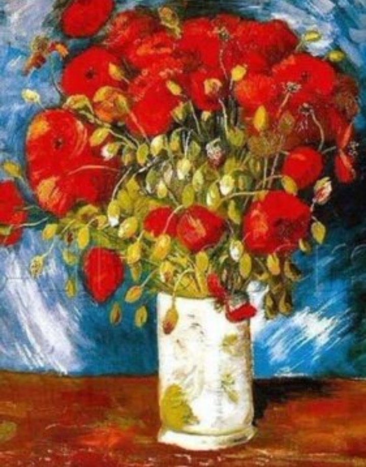 Vase With Poppies