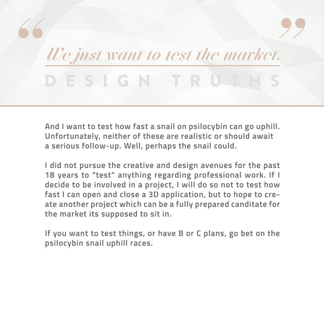 iam_K0D3D's tweet image. &quot;We just want to test the market.&quot;
#Designtruth