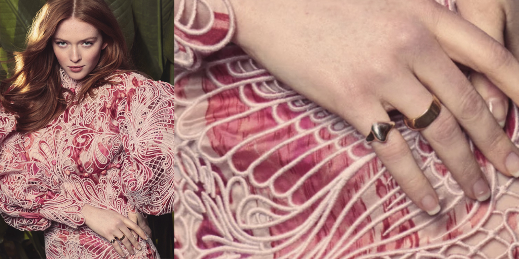 Did you spot the <a href="/felice_dahl/">Felice Dahl</a> Första Ring in sterling silver on <a href="/larsenthompson/">Larsen Thompson</a> in the latest <a href="/hellofashion_uk/">Hello! Fashion</a> ? 🤩 Shop it here felicedahl.com/boutique/forst…