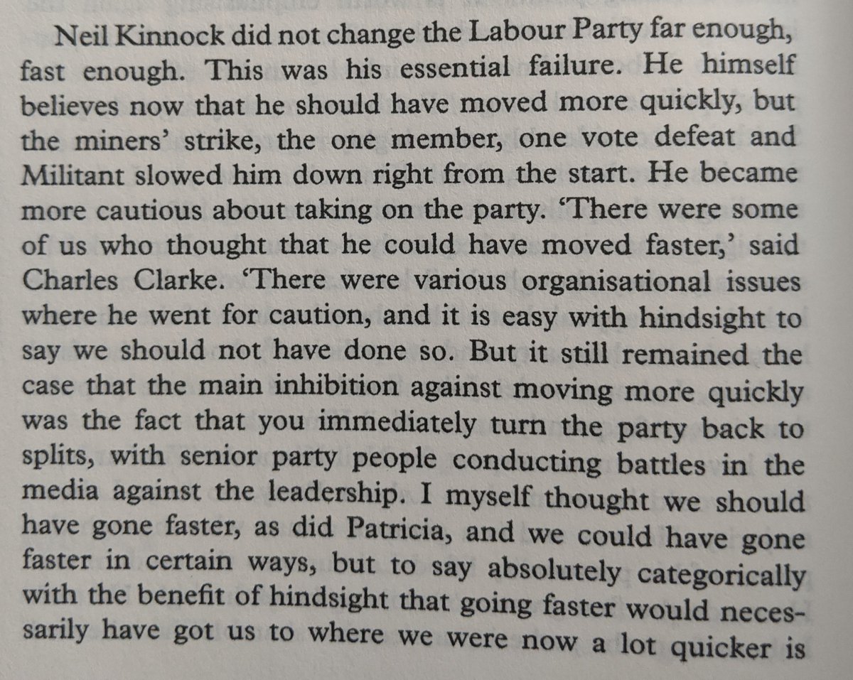 Part of this is that the report limits itself in scope and recommends deciding Labour’s winning voter coalition and political strategy to build it as future work. But this needs to happen soon – Gould’s description of why Kinnock failed in 1992 is the cautionary tale