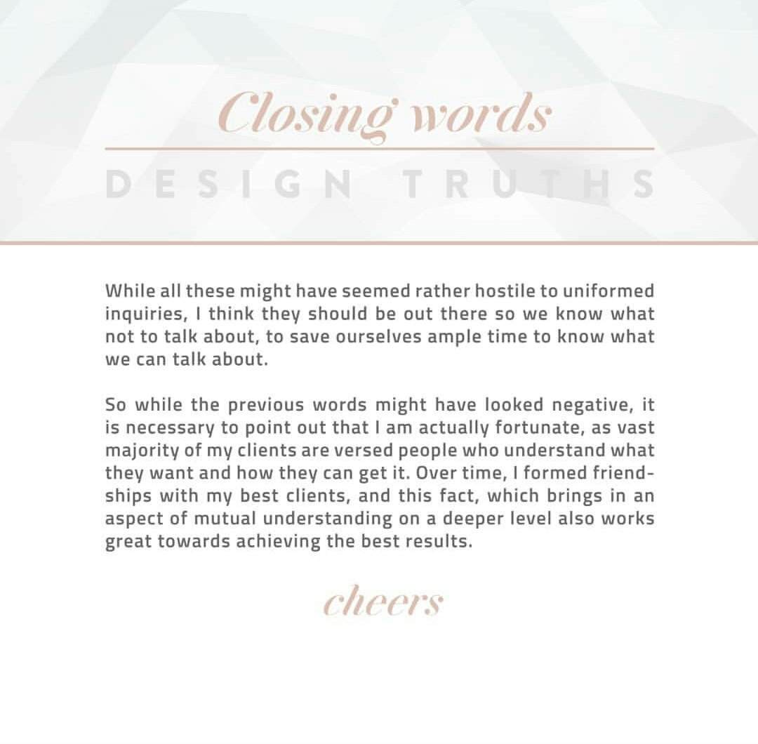 iam_K0D3D's tweet image. Well, now that you know what and what not to say as a potential clients. let us do better.

#Designtruth Ivan Venkov