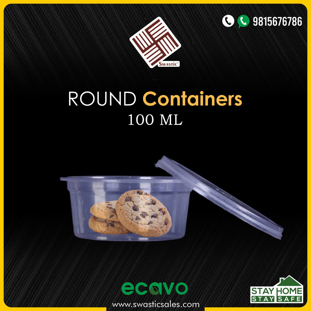 swasticsales's tweet image. Round Containers100, 150, 250, 300 ML..

#swasticsales #ecavo #roundcontainers #container #gogreen #buynow #products #eathealthy #foodpackaging #ordernow #ludhiana

Contact Us: +91 98156-76786
For more details click here: bit.ly/3gOFQ8L