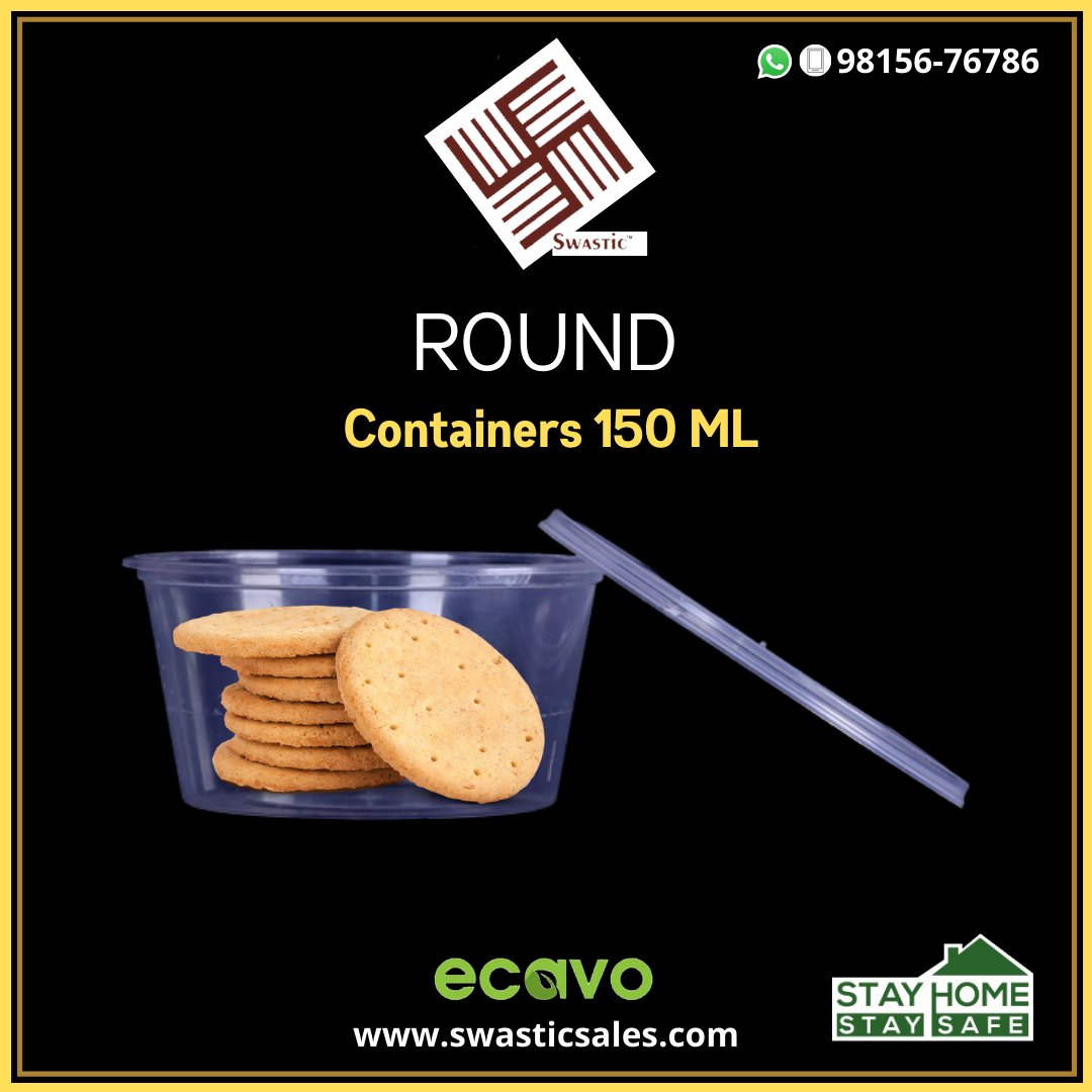 swasticsales's tweet image. Round Containers100, 150, 250, 300 ML..

#swasticsales #ecavo #roundcontainers #container #gogreen #buynow #products #eathealthy #foodpackaging #ordernow #ludhiana

Contact Us: +91 98156-76786
For more details click here: bit.ly/3gOFQ8L