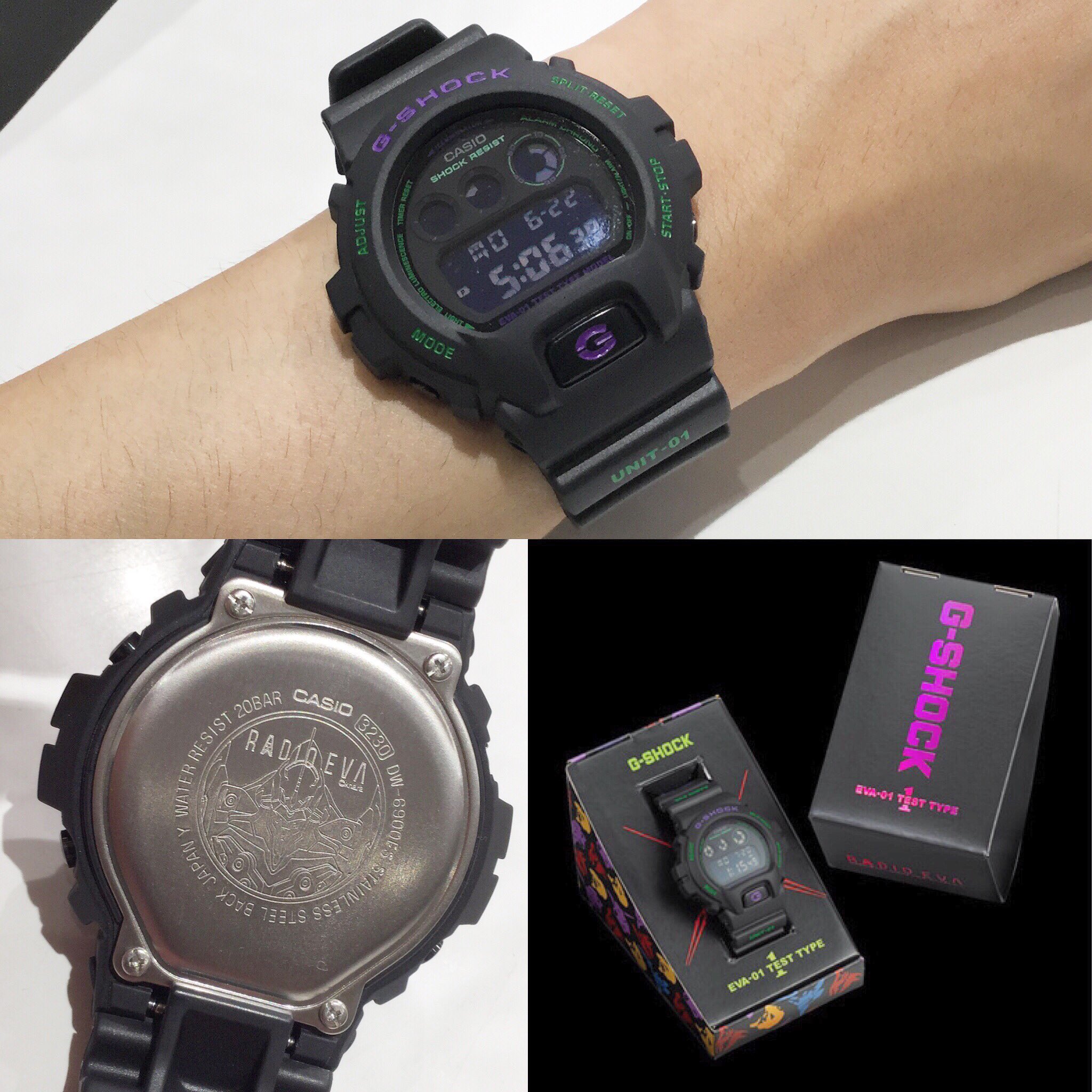 G-SHOCK EVA feat.RADIO DW-6900 正規品 G-Shock Evangelion DW6900 2020 Release - Japan Exclusive Eva