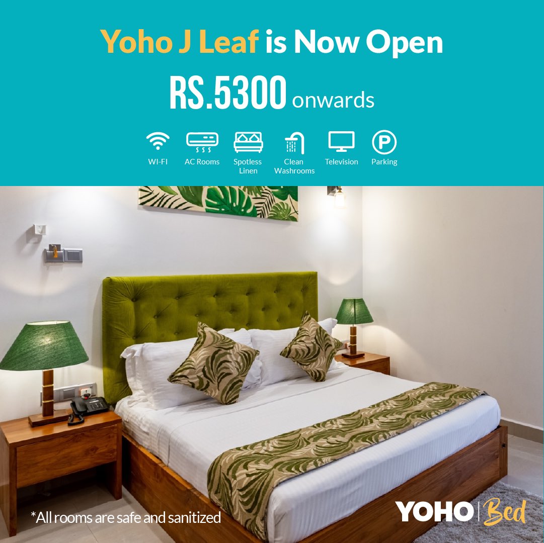 Your accomodation partner is back!

Visit yohobed.com or call us on 117 344 444 to book now.
